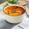 Cast iron Dutch POTS can be used for cooking, baking and refrigeration.