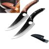 Butcher butcher for meat and bone with small scimitar(USPS Shipping)