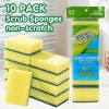 10/20pcs Multi-purpose Cleaning Sponge, Dishwashing Sponge, Kitchen Cleaning Sponge, Household Cleaning Tools, Scouring Pad, Industrial And Commercial