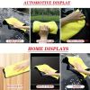 "Eco-Friendly Microfiber Cleaning Cloth - Replaces Paper Towels - Perfect for Cars, Floors, Stainless Steel"