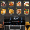 W2225141034  6.9qt Air fryer 85% less oil or low fat cooking 1700W electric oven 400F split oil filter 360° air circulation timing and non-stick pan,