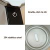 Stainless Steel Self-Stirring Coffee Cup with LED Digital Display