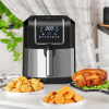 W2225141034  6.9qt Air fryer 85% less oil or low fat cooking 1700W electric oven 400F split oil filter 360° air circulation timing and non-stick pan,