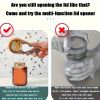 1pc Jar Opener Bottle Opener, Can Opener For Weak Hands, Mutil Jar Opener Get Lids Off Easily Manual Bottle CapRemover For Home Kitchen Use Non-Slip G