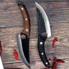 Butcher butcher for meat and bone with small scimitar(USPS Shipping)