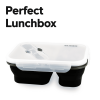 GLIDER LB Black Bento Premium Lunch Box & Food Storage Containers