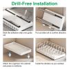 Pull Out Pots and Pans Organizer for Cabinet - 8 Adjustable Dividers, Tool-Free Installation, Damping Rail for Smooth Access, Sturdy Anti-Rust Carbon