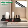 Pull Out Pots And Pans Organizer Under Cabinet With 8 Adjustable Dividers Rustproof Carbon Steel Sliding Pots Holder For Kitchen Cookware Bakeware Pot