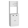 Selmer Pantry Cabinet with Drawer and Three-Doors