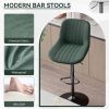 Bar Stools Set of 2, Kitchen Swivel Counter Barstool Adjustable Height Island Bar Chairs Modern Stools